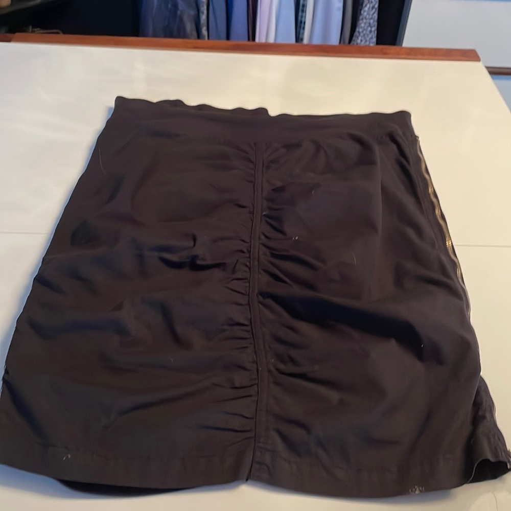 XCVI black cotton blend skirt .